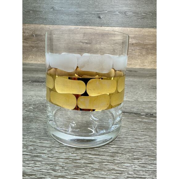 Michael Wainwright Truro Gold Double Old Fashioned Tumbler Lowball 13.2oz - Picture 2 of 11